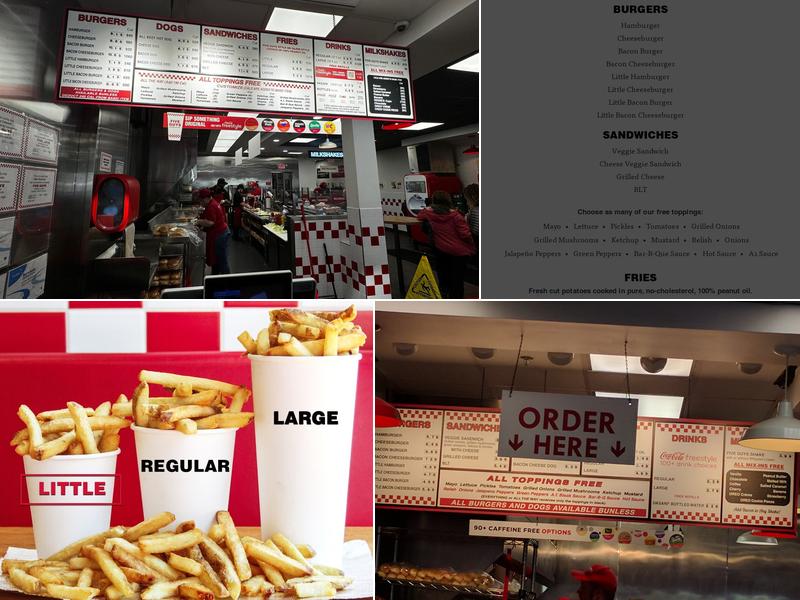 Five Guys Menu