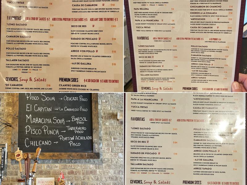 The Freakin Incan Menu