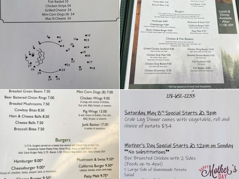 Zappy's Cafe Menu