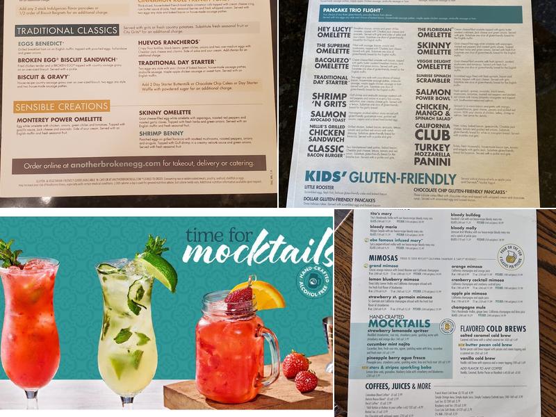 Another Broken Egg Cafe Menu