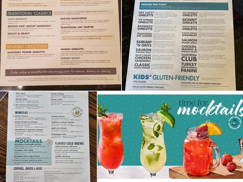 Another Broken Egg Cafe Menu