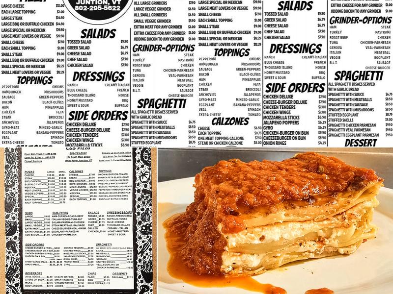 C & S Pizza Menu