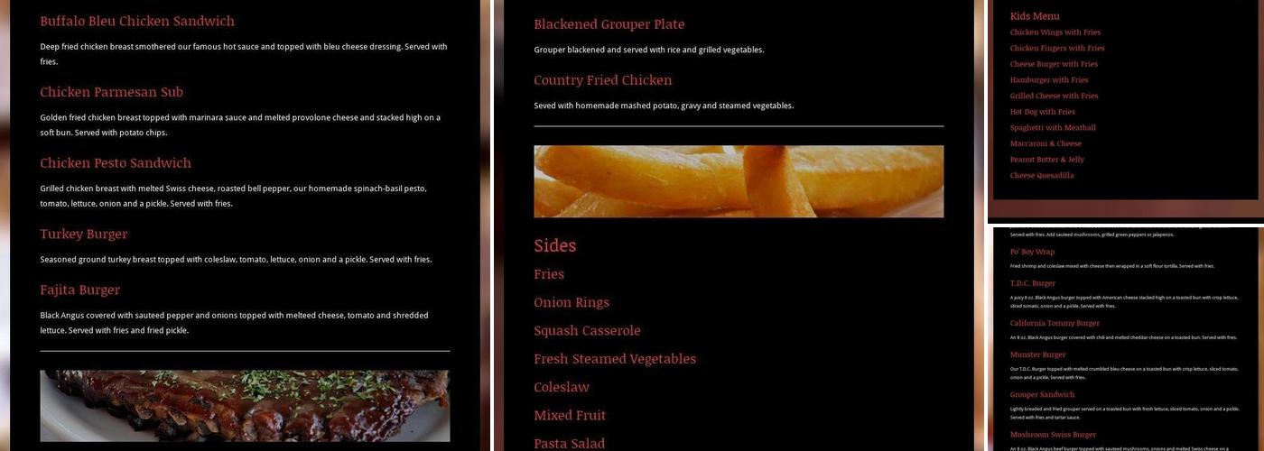 Three Dollar Cafe Dunwoody (Northridge) Menu