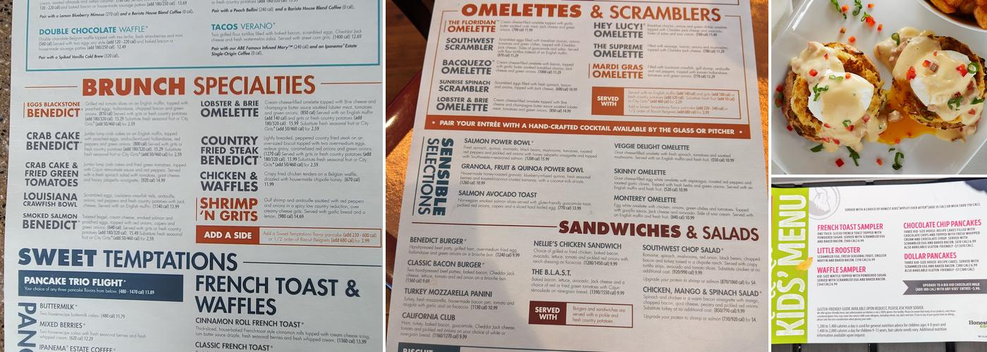 Another Broken Egg Cafe Menu