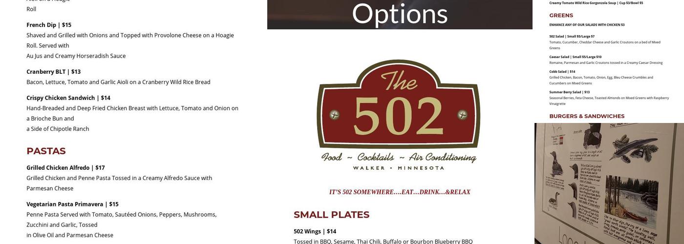 Java Loon Coffee + Gifts Menu