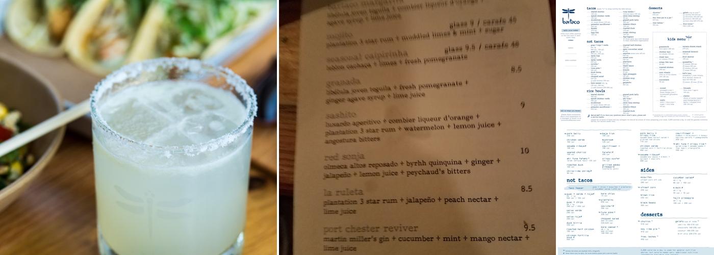 bartaco Menu