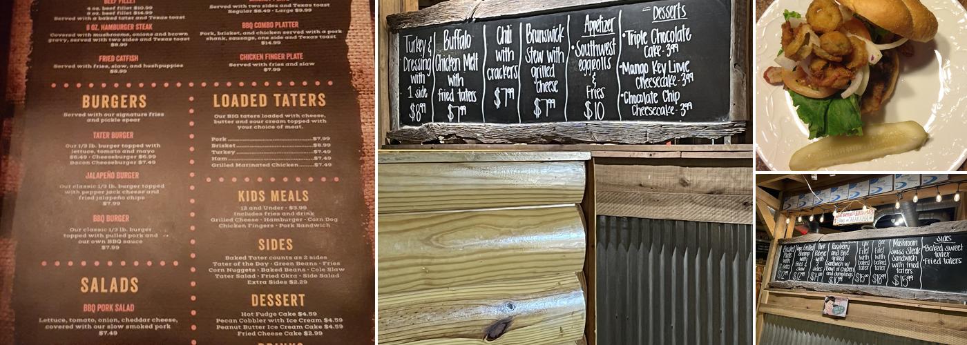 50 Taters Menu