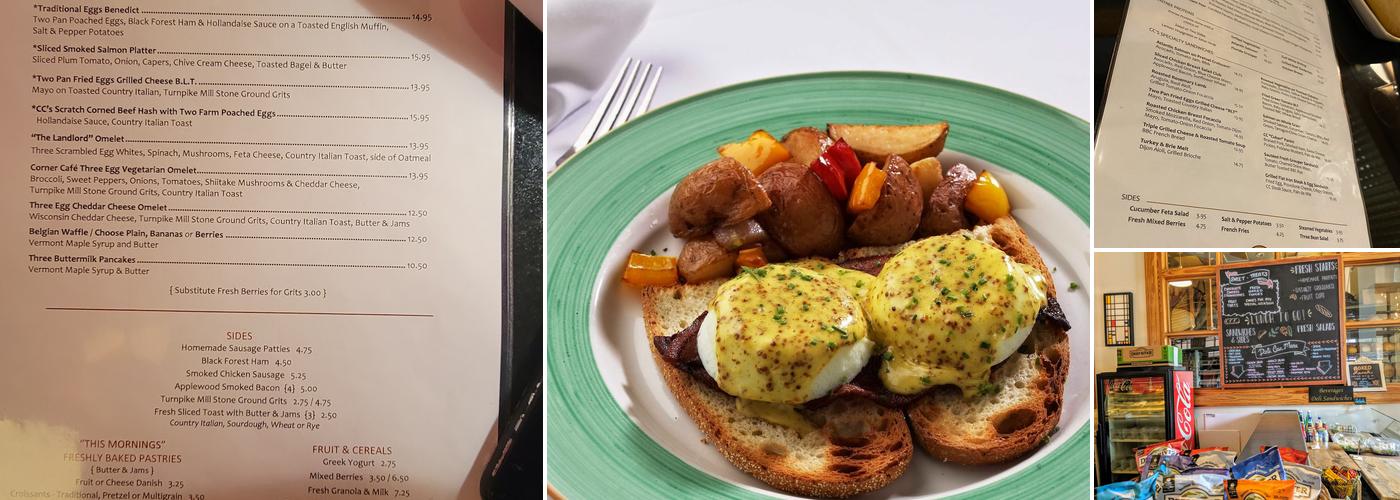 Corner Cafe Menu