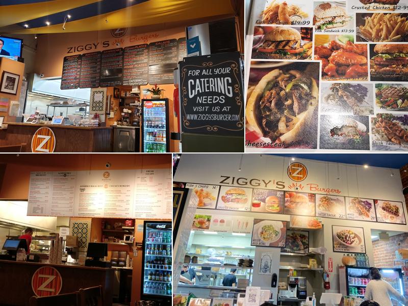 Ziggy's Burgers Menu