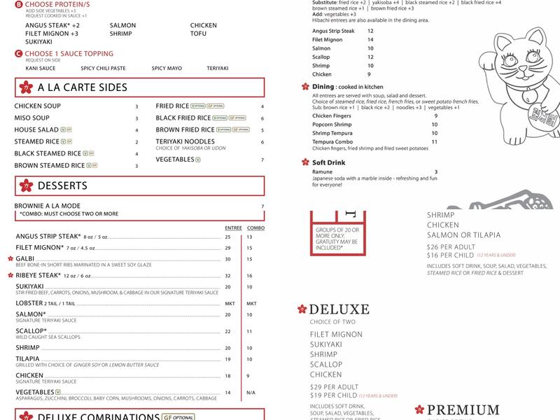 Kani House - Woodstock Menu