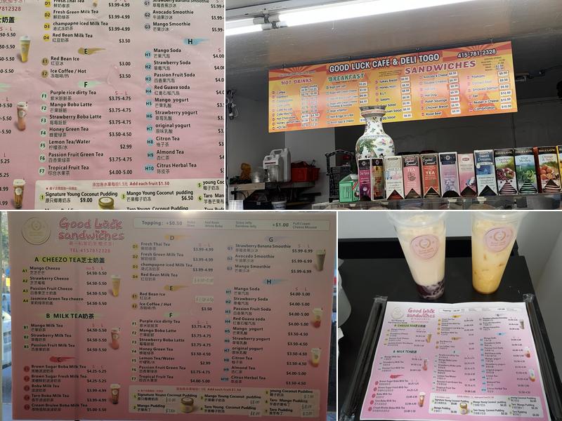 Good Luck Cafe and Deli Menu