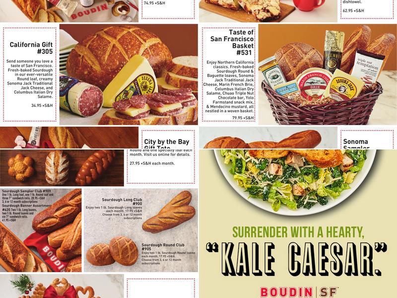 Boudin Bakery Cafe Menu