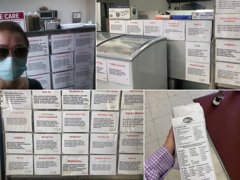 Rhea's Deli & Market Menu