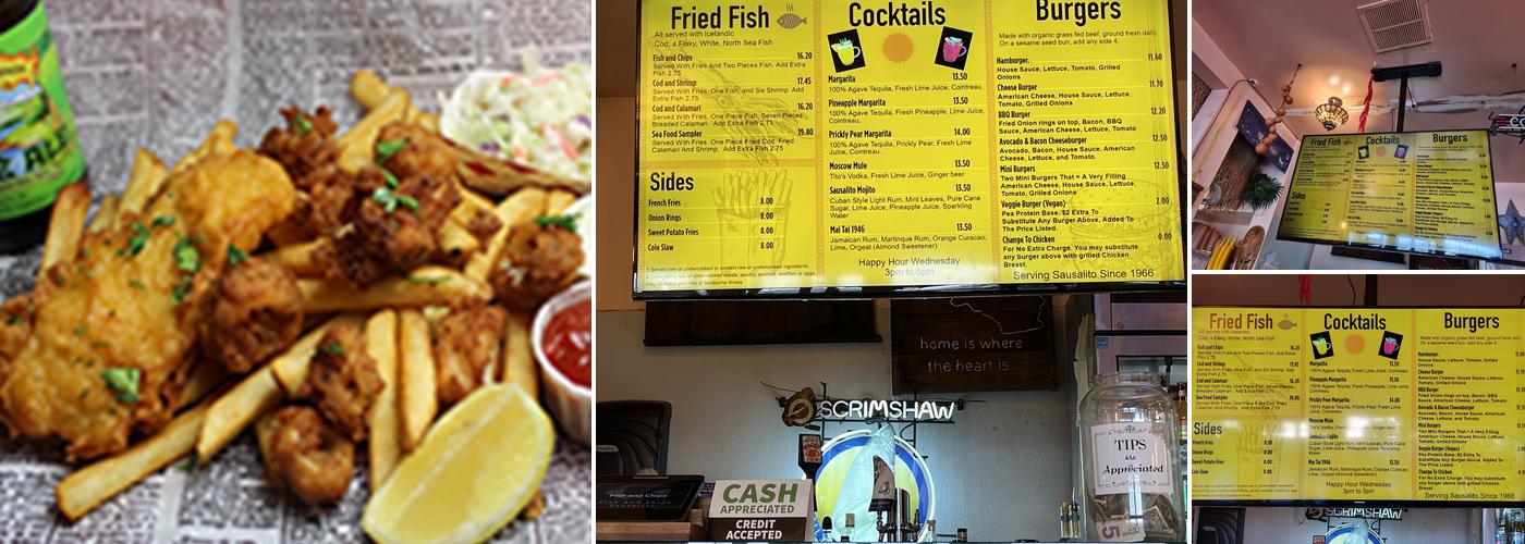 Fish & Chips-Sausalito Menu