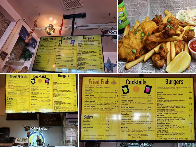 Fish & Chips-Sausalito Menu