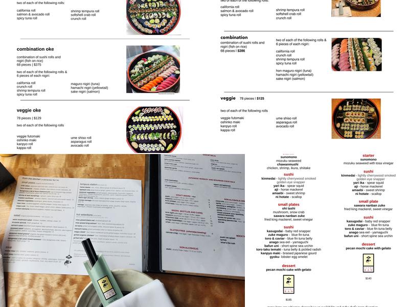 Sushi Ran Menu