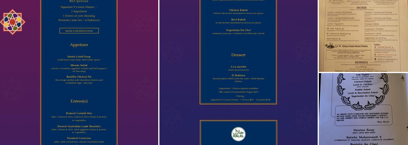 El Mansour Restaurant Menu
