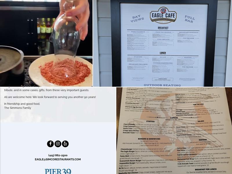 Eagle Cafe Menu