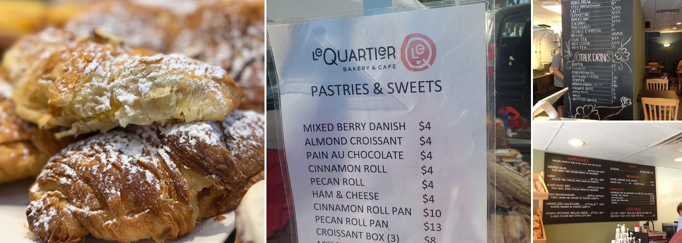 Le Quartier Bakery & Café - Dundee Menu
