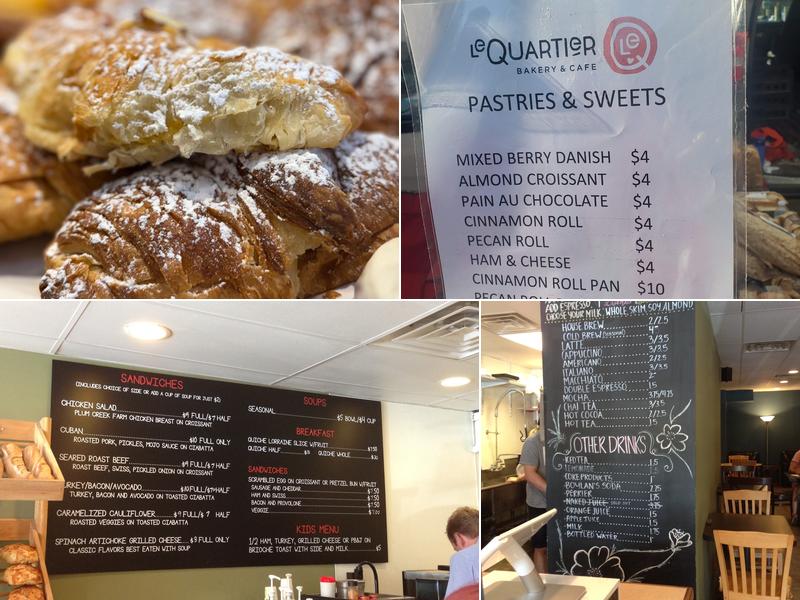 Le Quartier Bakery & Café - Dundee Menu