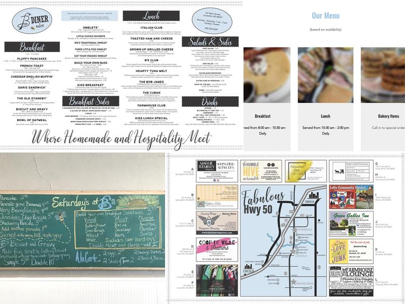 D's Diner Menu