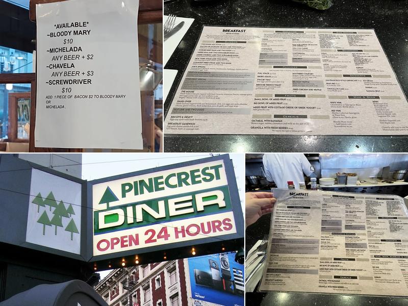 Pinecrest Diner Menu