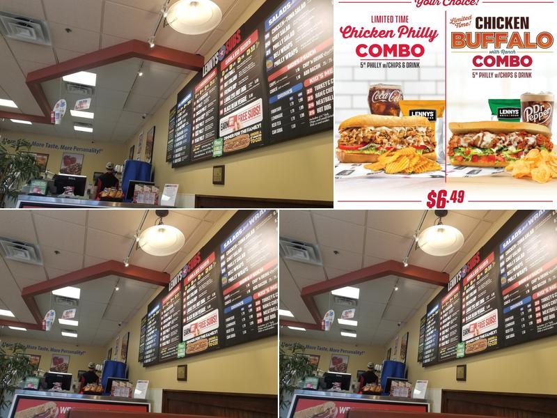 Lennys Grill & Subs Menu