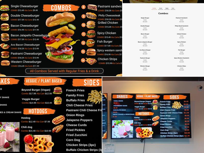 Slider Buns Menu