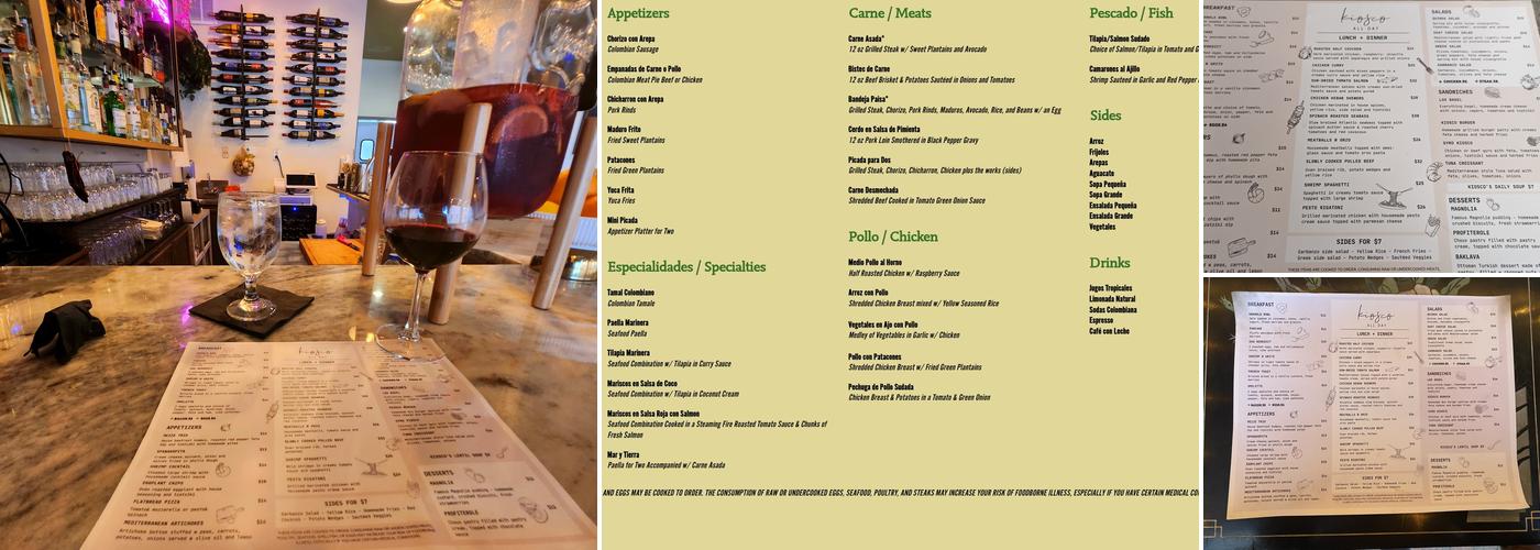 Kiosco Marietta Square Menu