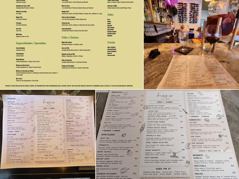 Kiosco Marietta Square Menu