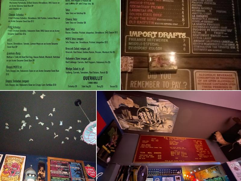 Bender's Bar & Grill Menu