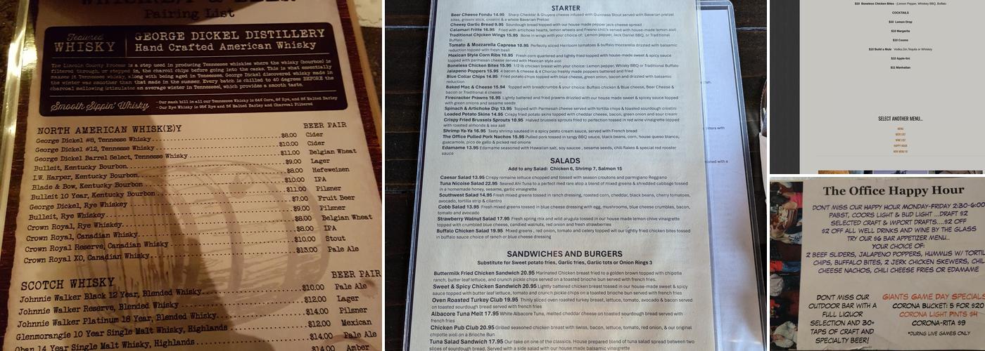 The Office Menu