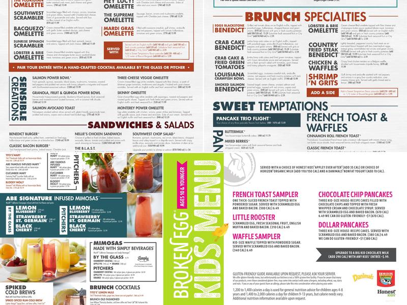 Another Broken Egg Cafe Menu