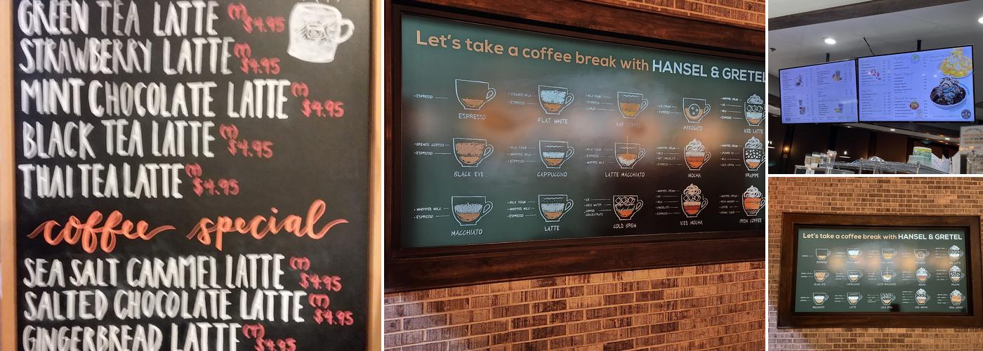 Hansel & Gretel Bakery Cafe Menu