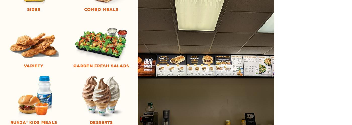 Runza Restaurant Menu