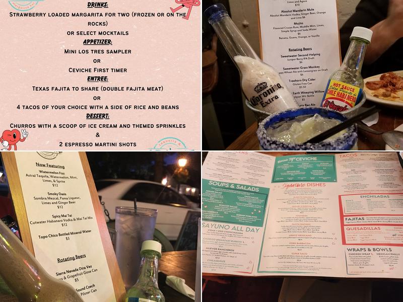 Ceviche Taqueria & Margarita Bar - Roswell Menu