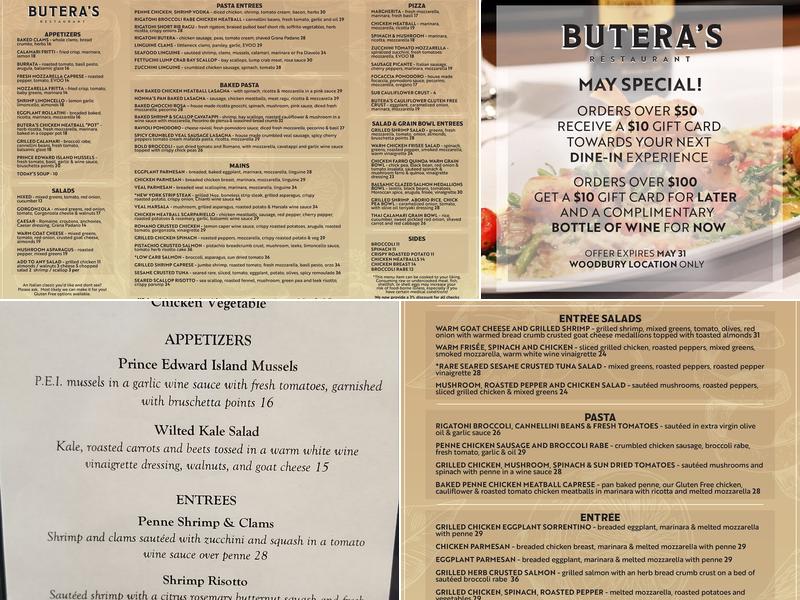 Butera's - Woodbury Menu