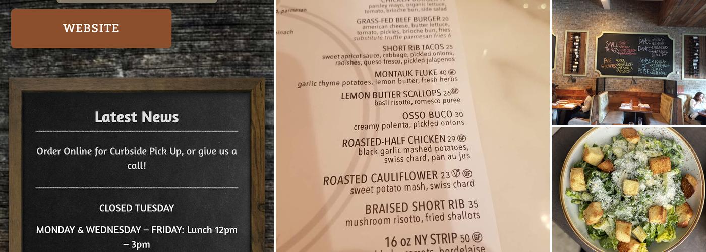Rustic Root Menu