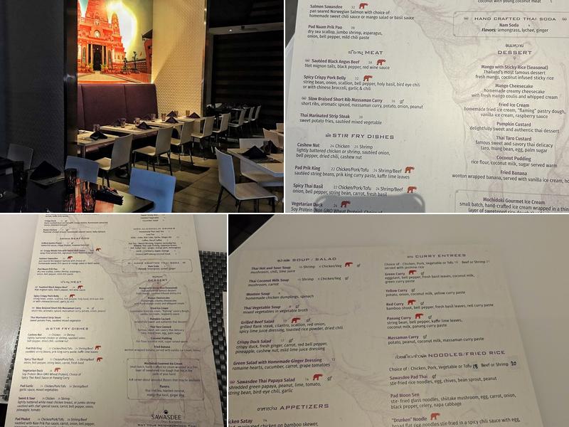 Sawasdee Thai Elevated Menu