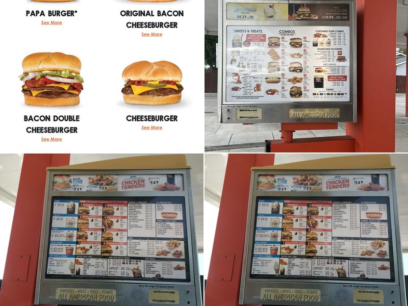 A & W Menu