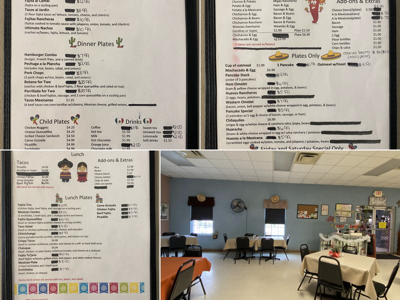 Las Comadres Restaurant Menu