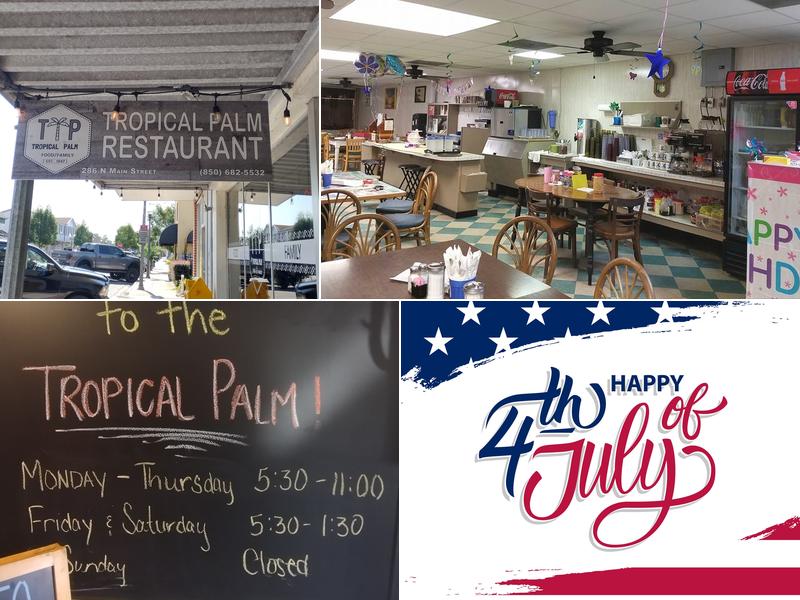 Tropical Palm Restaurant 286 North Main Street, Crestview