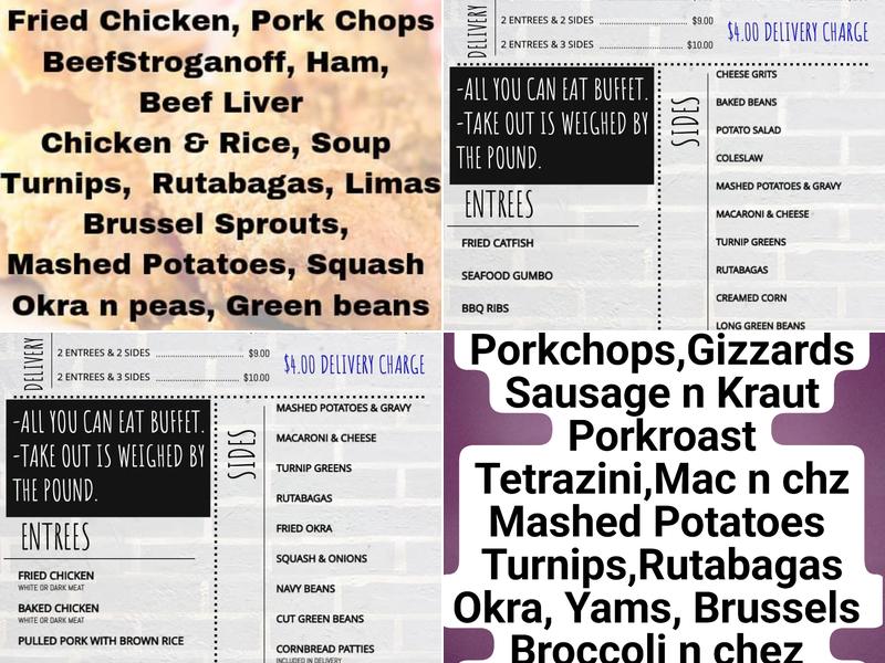 Desi's Downtown Restaurant Menu