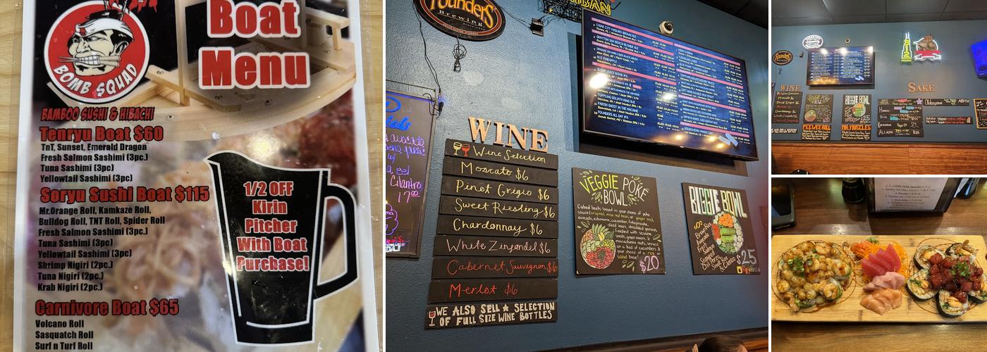 Bamboo Sushi Bar & Hibachi Menu