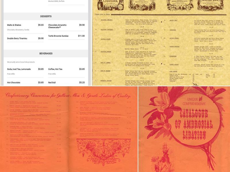 Grandma's Saloon & Grill Virginia Menu