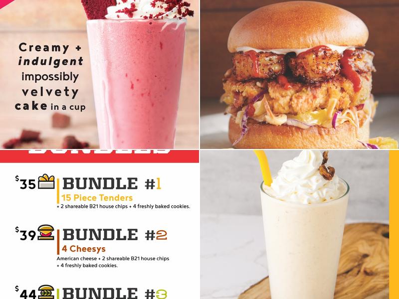 Burger 21 Menu