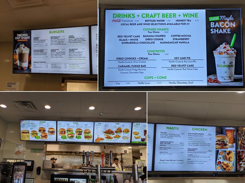 BurgerFi Menu