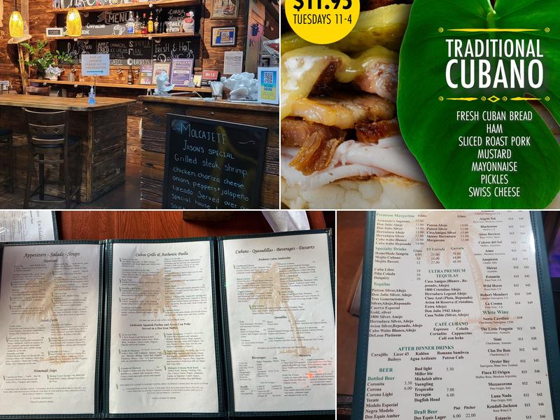 Armando's Caribe Menu