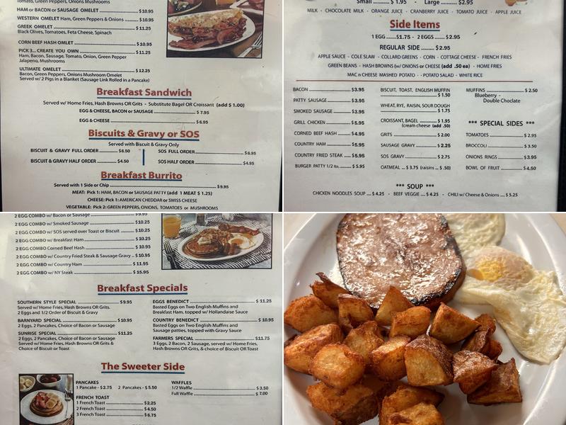 Dora Cafe Menu