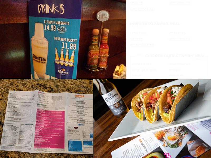 Frontera Mexican Kitchen Menu